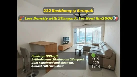 Living features: white painted walls, glossy tile flooring, floor-to-ceiling windows, light-colored fabric sofa, wooden TV console, wall-mounted TV, coffee table, area rug, decorative wall art, natural light from windows, curtains, open layout, air conditioning unit; style: modern; view: city.