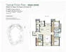 Floor plan: 3-bedroom 2-bathroom unit; features: open-plan kitchen-dining-living, master bedroom with ensuite bathroom, bedroom 2 with shared bathroom, utility room, central foyer, balcony off living room, private terrace, 2 car porch.