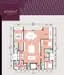 Floor plan: 3-bedroom 2-bathroom unit; features: open-plan kitchen-dining-living, master bedroom with ensuite bathroom, all bedrooms with windows, utility room, balcony off living room, central foyer, 2 car porch, 1,250 sqft built-up.