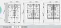 Floor plan: 4-bedroom 3-bathroom unit; features: open-plan kitchen-dining-living, master bedroom with ensuite bathroom, balcony off living room, utility room, laundry area, 2 car porch, central foyer, all bedrooms with windows, study or 5th bedroom, private terrace, wet kitchen, yard area.