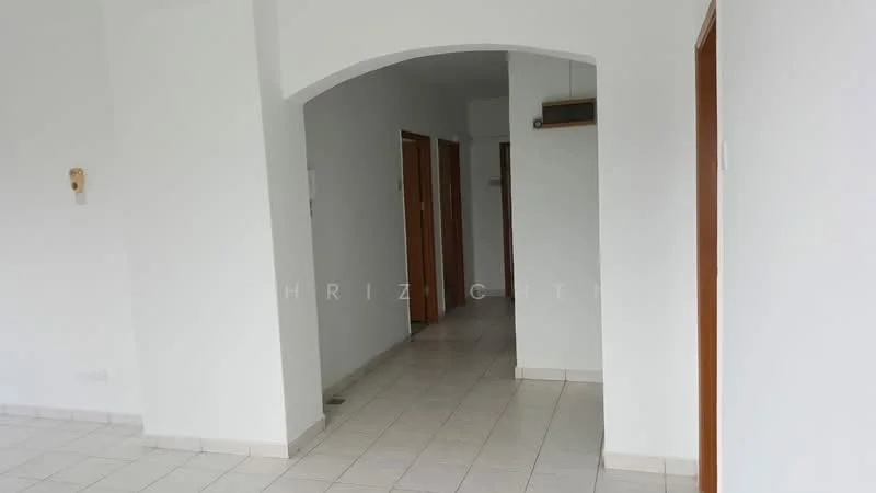 Room features: white painted walls, tile flooring, arched doorway, multiple doorways, light switch, wall-mounted intercom, built-in coat rack, neutral color scheme; style: minimalist.
