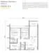 Floor plan: 2-bedroom 2-bathroom unit; features: open-plan kitchen-dining-living, master bedroom with ensuite bathroom, bedroom 2 with shared bathroom, utility room, balcony off living room, central foyer, 1 car porch.