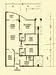 Floor plan: 2-bedroom 1-bathroom unit; features: open-plan kitchen-dining-living, master bedroom with ensuite bathroom, bedroom 2 with shared bathroom, utility room, balcony off living room, central foyer, 1 car porch.