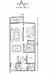 Floor plan: 3-bedroom 2-bathroom unit; features: open-plan kitchen-dining-living, master bedroom with ensuite bathroom, bedroom 2 with shared bathroom, utility room, balcony off living room, central foyer, 1 car porch, laundry area.