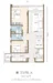 Floor plan: 3-bedroom 2-bathroom unit; features: open-plan kitchen-dining-living, master bedroom with ensuite bathroom, bedroom 2 with shared bathroom, utility room, balcony off living room, central foyer, 1 car porch, laundry area.