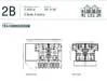 Floor plan: 4-bedroom 3-bathroom unit; features: open-plan kitchen-dining-living, master bedroom with ensuite bathroom, all bedrooms with windows, balcony off living room, utility room, laundry area, central foyer, 2 car porch.