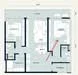Floor plan: 3-bedroom 2-bathroom unit; features: open-plan kitchen-dining-living, master bedroom with ensuite bathroom, bedroom 2 with shared bathroom, utility room, balcony off living room, central foyer, 2 car porch, 1,200 sqft built-up.