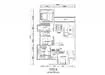 Floor plan: 3-bedroom 2-bathroom unit; features: open-plan kitchen-dining-living, master bedroom with ensuite bathroom, bedroom 2 with shared bathroom, utility room, balcony off living room, central foyer, 1 car porch, laundry area.