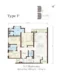 Floor plan: 3-bedroom 2-bathroom unit; features: open-plan kitchen-dining-living, master bedroom with ensuite bathroom, balcony off living room, utility room, central foyer, 2 car porch, all bedrooms with windows.