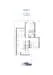 Floor plan: 2-bedroom 2-bathroom unit; features: open-plan kitchen-dining-living, master bedroom with ensuite bathroom, balcony off living room, utility room, central foyer, 1 car porch.