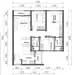 Floor plan: 3-bedroom 2-bathroom unit; features: open-plan kitchen-dining-living, master bedroom with ensuite bathroom, bedroom 2 with shared bathroom, utility room, balcony off living room, central foyer, 1 car porch.
