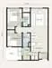 Floor plan: 2-bedroom 2-bathroom unit; features: open-plan kitchen-dining-living, master bedroom with ensuite bathroom, bedroom 2 with shared bathroom, utility room, balcony off living room, central foyer, 1 car porch.