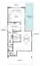 Floor plan: 2-bedroom 1-bathroom unit; features: open-plan kitchen-dining-living, master bedroom with ensuite bathroom, bedroom 2 with shared bathroom, balcony off living room, utility room, laundry area, central foyer.