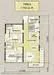 Floor plan: 3-bedroom 2-bathroom unit; features: open-plan kitchen-dining-living, master bedroom with ensuite bathroom, bedroom 2 with shared bathroom, utility room, balcony off living room, central foyer, 1 car porch.
