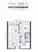 Floor plan: 2-bedroom 2-bathroom unit; features: open-plan kitchen-dining-living, master bedroom with ensuite bathroom, bedroom 2 with shared bathroom, balcony off living room, utility room, laundry area, central foyer.