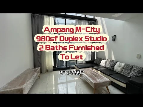 Living features: large floor-to-ceiling windows, grey fabric sofa, black and white patterned cushions, light wood coffee table, white walls, high ceiling, curtains, laminate flooring; style: modern.