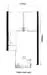Floor plan: 1-bedroom 1-bathroom unit; features: open-plan kitchen-living area, bedroom with window, bathroom adjacent to bedroom, utility area, central foyer, balcony off living room.