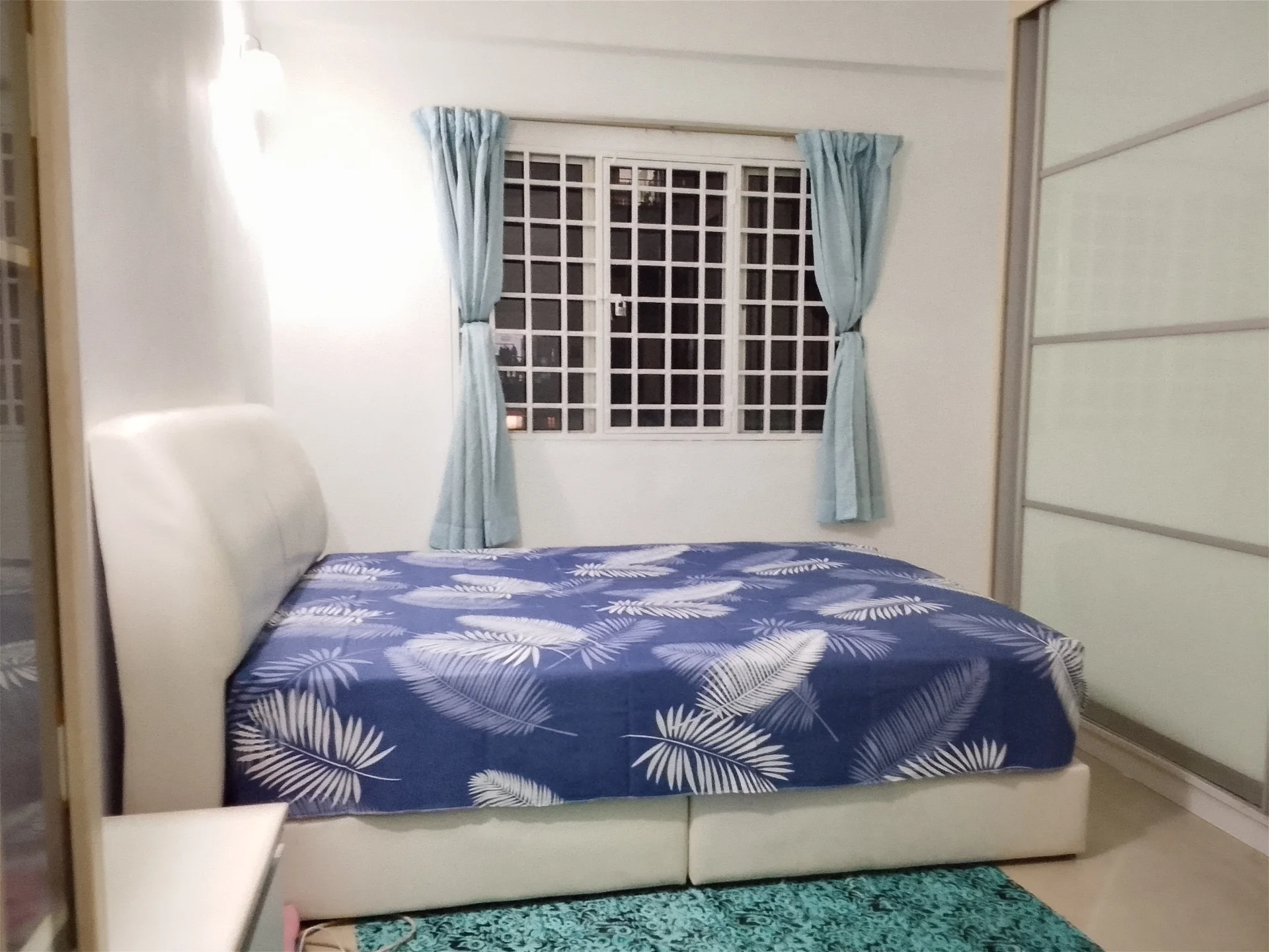 New paint master Bedroom with private bathroom air-conditioning