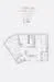 Floor plan: 3-bedroom 2-bathroom unit; features: open-plan kitchen-dining-living, master bedroom with ensuite bathroom, all bedrooms with windows, utility room, balcony off living room, central foyer, 2 car porch, 1,250 sqft built-up.