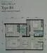 Floor plan: 3-bedroom 2-bathroom unit; features: open-plan kitchen-dining-living, master bedroom with ensuite bathroom, balcony off living room, utility room, laundry area, central foyer, 2 car porch.