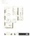 Floor plan: 3-bedroom 2-bathroom unit; features: open-plan kitchen-dining-living, master bedroom with ensuite bathroom, bedroom 2 with shared bathroom, utility room, balcony off living room, central foyer, 1 car porch.