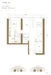 Floor plan: 2-bedroom 2-bathroom unit; features: open-plan kitchen-dining-living, master bedroom with ensuite bathroom, bedroom 2 with shared bathroom, utility room, balcony off living room, central foyer, 1 car porch.
