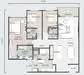 Floor plan: 3-bedroom 2-bathroom unit; features: open-plan kitchen-dining-living, master bedroom with ensuite bathroom, bedroom 2 with shared bathroom, utility room, laundry area, balcony off living room, central foyer, 2 car porch.
