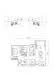 Floor plan: 2-bedroom 2-bathroom unit; features: open-plan kitchen-dining-living, master bedroom with ensuite bathroom, balcony off living room, utility room, laundry area, central foyer.