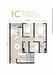 Floor plan: 3-bedroom 2-bathroom unit; features: open-plan kitchen-dining-living, master bedroom with ensuite bathroom, bedroom 2 with shared bathroom, utility room, balcony off living room, central foyer, 2 car porch, 1,250 sqft built-up.