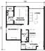 Floor plan: 2-bedroom 2-bathroom unit; features: open-plan kitchen-dining-living, master bedroom with ensuite bathroom, bedroom 2 with shared bathroom, utility room, laundry area, central foyer.