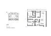 Floor plan: 3-bedroom 2-bathroom unit; features: open-plan kitchen-dining-living, master bedroom with ensuite bathroom, bedroom 2 with shared bathroom, utility room, balcony off living room, central foyer, 1 car porch.