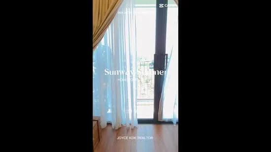 Room features: floor-to-ceiling windows, sheer curtains, wooden flooring, balcony door, natural light, view of greenery; style: modern; view: garden.