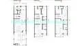 Floor plan: 3-bedroom 2-bathroom unit; features: open-plan kitchen-dining-living, master bedroom with ensuite bathroom, all bedrooms with windows, balcony off living room, utility room, laundry area, central foyer, 1 car porch.