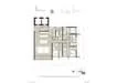 Floor plan: 3-bedroom 2-bathroom unit; features: open-plan kitchen-dining-living, master bedroom with ensuite bathroom, balcony off living room, utility room, central foyer, 2 car porch, 1,250 sqft built-up.