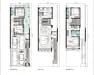 Floor plan: 3-bedroom 3-bathroom unit; features: open-plan kitchen-dining-living, master bedroom with ensuite bathroom, balcony off living room, utility room, laundry area, central foyer, 2 car porch, private terrace, all bedrooms with windows, study or 4th bedroom, wet kitchen, yard area.