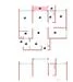 Floor plan: 3-bedroom 2-bathroom unit; features: open-plan kitchen-dining-living, master bedroom with ensuite bathroom, bedroom 2 with shared bathroom, utility room, balcony off living room, central foyer, 2 car porch, laundry area.