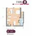 Floor plan: 2-bedroom 1-bathroom unit; features: open-plan kitchen-dining-living, master bedroom with ensuite bathroom, bedroom 2 with shared bathroom, balcony off living room, utility room, laundry area, central foyer, 1 car porch.