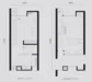 Floor plan: 2-bedroom 2-bathroom unit; features: open-plan kitchen-dining-living, master bedroom with ensuite bathroom, bedroom 2 with shared bathroom, utility room, balcony off living room, private terrace, central foyer, 1 car porch.
