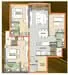 Floor plan: 3-bedroom 2-bathroom unit; features: open-plan kitchen-dining-living, master bedroom with ensuite bathroom, balcony off living room, utility room, laundry area, central foyer, 2 car porch, private terrace, all bedrooms with windows, study or 4th bedroom.