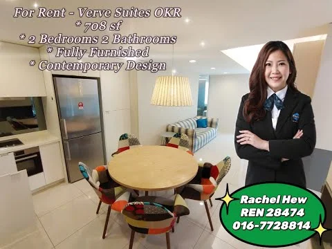 Dining features: round dining table, upholstered dining chairs, pendant lamp, open-plan layout, kitchen area visible, sofa in background, light-colored walls, wooden flooring; style: contemporary. Kitchen features: stainless-steel fridge, built-in cabinetry, countertop, open shelving, kitchen island; style: contemporary.