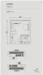 Floor plan: 2-bedroom 1-bathroom unit; features: open-plan kitchen-dining-living, master bedroom with ensuite bathroom, bedroom 2 with shared bathroom, utility room, balcony off living room, central foyer, 1 car porch.