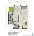 Floor plan: 2-bedroom 2-bathroom unit; features: open-plan kitchen-dining-living, master bedroom with ensuite bathroom, bedroom 2 with shared bathroom, balcony off living room, utility room, laundry area, central foyer, 1 car porch.