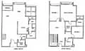 Floor plan: 4-bedroom 3-bathroom unit; features: open-plan kitchen-dining-living, master bedroom with ensuite bathroom, bedroom 2 with shared bathroom, utility room, balcony off living room, private terrace, 2 car porch, laundry area, central foyer.