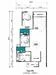 Floor plan: 2-bedroom 2-bathroom unit; features: open-plan kitchen-dining-living, master bedroom with ensuite bathroom, bedroom 2 with shared bathroom, utility room, balcony off living room, central foyer.