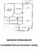 Floor plan: 2-bedroom 1-bathroom unit; features: open-plan kitchen-dining-living, master bedroom with ensuite bathroom, bedroom 2 with shared bathroom, utility room, balcony off living room, central foyer, 1 car porch.