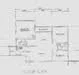 Floor plan: 3-bedroom 2-bathroom unit; features: open-plan kitchen-dining-living, master bedroom with ensuite bathroom, bedroom 2 with shared bathroom, utility room, balcony off living room, central foyer, 1 car porch, laundry area.