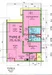 Floor plan: 3-bedroom 2-bathroom unit; features: open-plan kitchen-dining-living, master bedroom with ensuite bathroom, bedroom 2 with shared bathroom, utility room, central foyer, balcony off living room, private yard, 1 car porch.