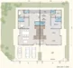Floor plan: 3-bedroom 2-bathroom unit; features: open-plan kitchen-dining-living, master bedroom with ensuite bathroom, bedroom 2 with shared bathroom, utility room, balcony off living room, private terrace, 2 car porch, central foyer.