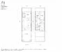 Floor plan: 3-bedroom 2-bathroom unit; features: open-plan kitchen-dining-living, master bedroom with ensuite bathroom, bedroom 2 with shared bathroom, utility room, balcony off living room, central foyer, 1 car porch, private yard.