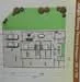 Floor plan: 3-bedroom 2-bathroom unit; features: open-plan kitchen-dining-living, master bedroom with ensuite bathroom, utility room, balcony off living room, 2 car porch, laundry area, private yard, central foyer.